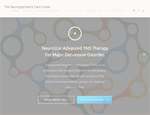 Tablet Screenshot of neuropsychcarecenter.com